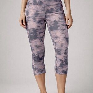 Zella gray and purple/pink Patterned Leggings